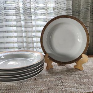 VTG Favolina 6 Gold Gilded Pattern Bowl, Poland